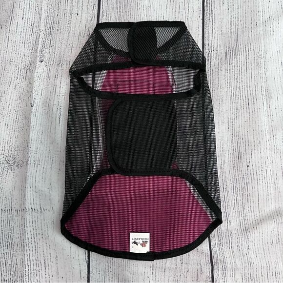 Noble Pet Pink & Black Dog Mesh Jacket Vest  NEW! - Picture 3 of 6